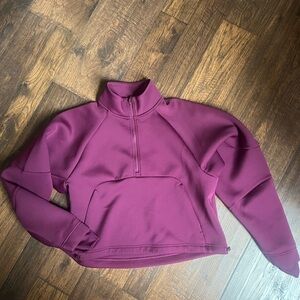 brand new Nike Dri Fit Burgundy -Zip Pullover
